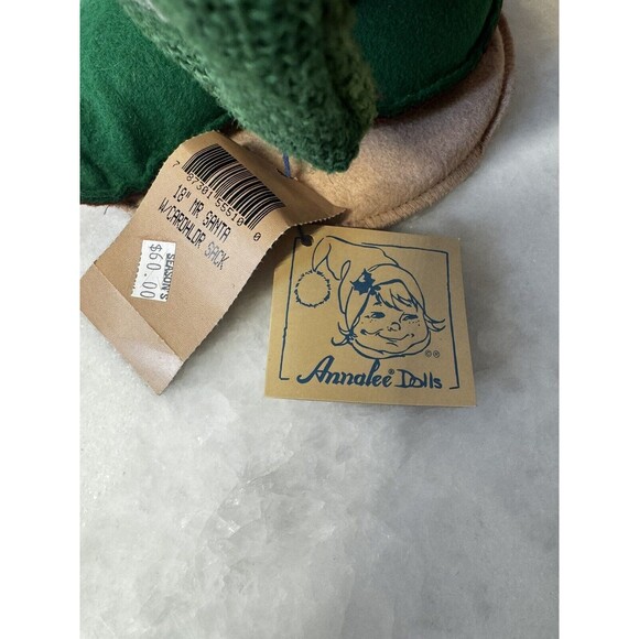 Annalee Mobilitee Doll 18" Santa Claus Christmas Card Holder with Sack 1995 - Picture 11 of 16